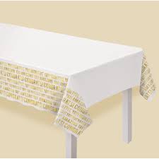 Congratulations Plastic Table Cover