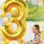 Supershape Foil Balloon #3 Gold