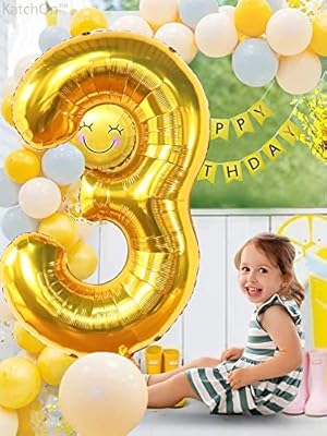 Supershape Foil Balloon #3 Gold