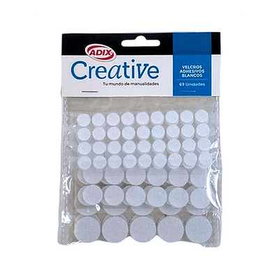Velcro Adhesive 3 tamaños Blancos