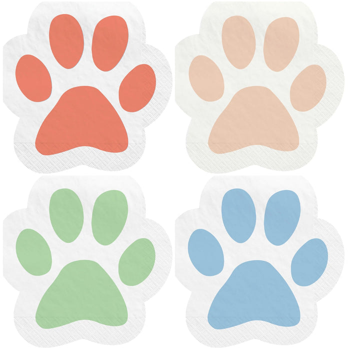 Pawsome Party Beverage Napkins