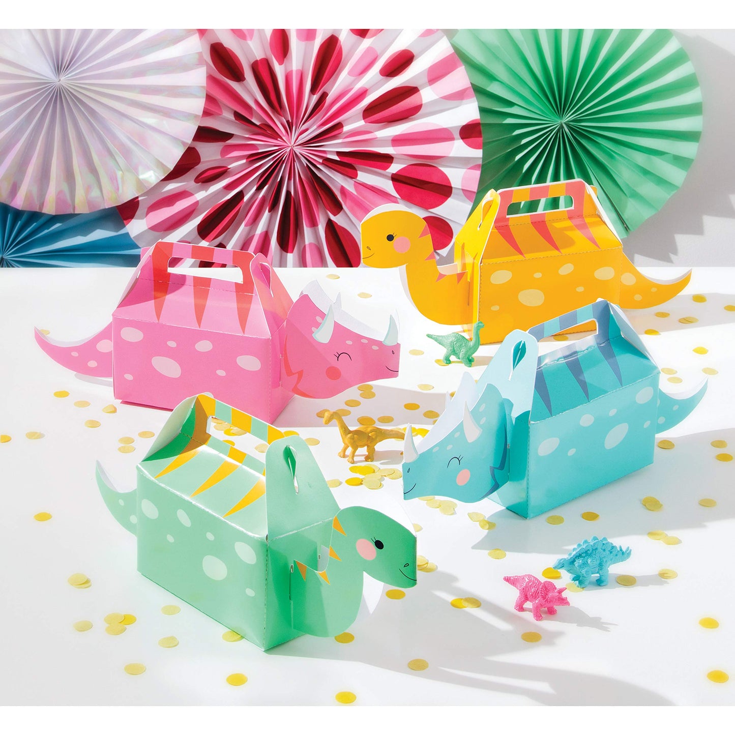 Girl Dino Fiesta Cajas (x4u)