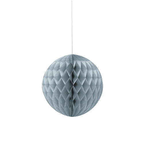 Honeycomb Ball Silver (x1u) 8in