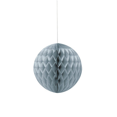 Honeycomb Ball Silver (x1u) 8in