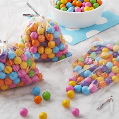 Transparent Treat Bags 4”x3”