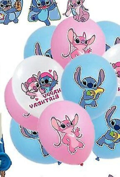 Stitch Birthday Decoration - Globos Latex (x1u)