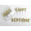 Gold Happy Birthday Picks Candles 13pcs