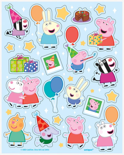 Peppa Pig 4 Sheets Stickers