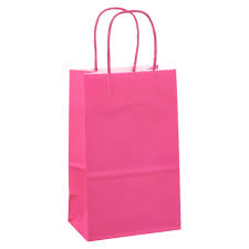 Paper Gift Bags Fuschia 12 Pcs
