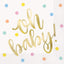 Oh Baby Gold Shower Napkins 16ct