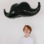 Mustache Black Supershape Balloon