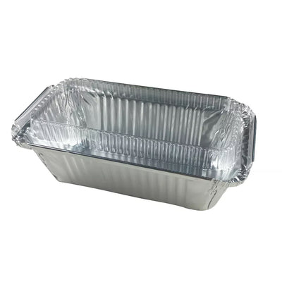 Foil Container Rectangle With Plastic Lip 1,000ml