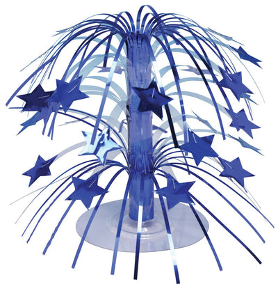 Centerpiece Mini Cascade Stars Blue