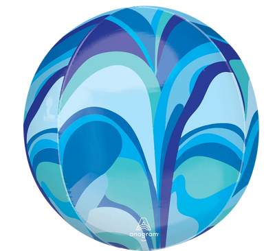 Orbz Balloon Blue Macro Marble