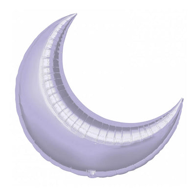 Moon Lilac Crescent Foil Balloon 35"
