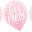 Blush Birthday Latex Balloons 15pcs