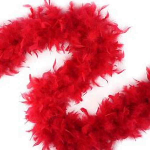 CHANDELLE BOA RED- ROJO (PREMIUM QUALITY)