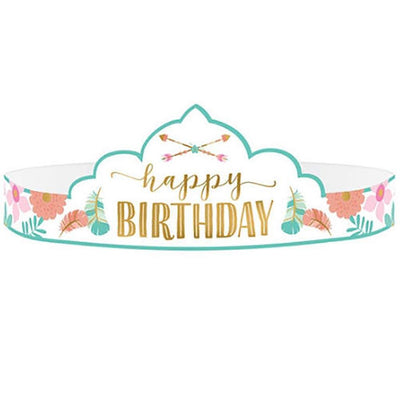 Tiaras Festival Boho Birthday (x8u)