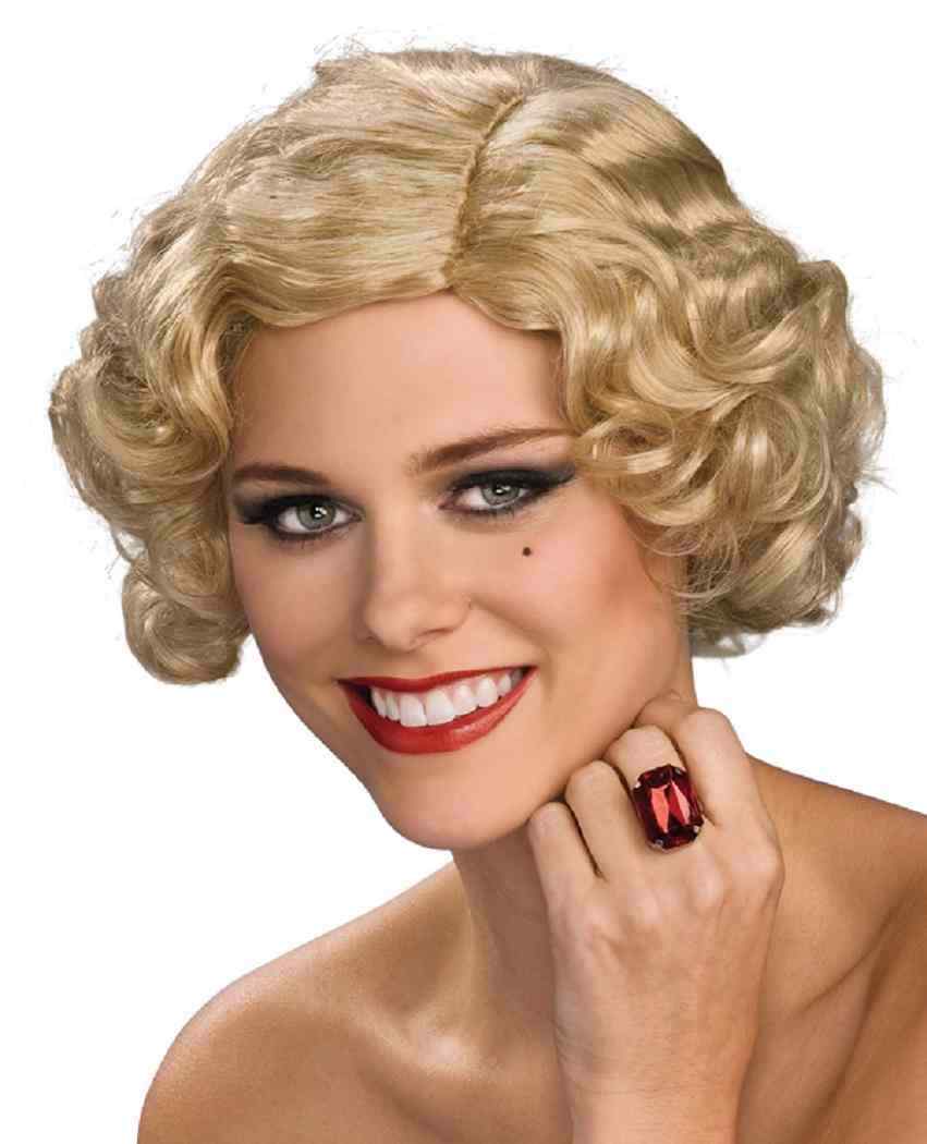 Peluca Adult Flapper - 3 Colores