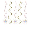 Baby Shower Unicornio Espirales (x5u)