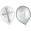 God Bless Bautizo Comunion Latex Balloons 12" (x15u)