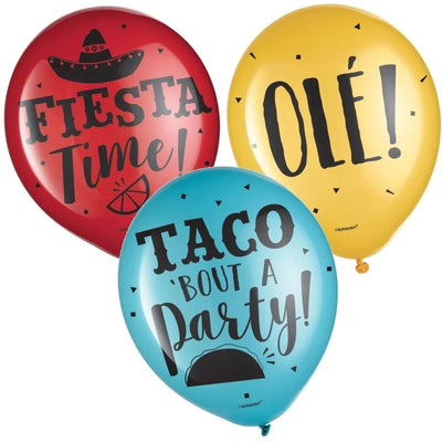 Balloons Let's Fiesta Mexico 12" (x15u)