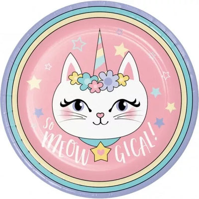 Sassy Caticorn Platos 9" (x8u)