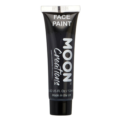Pro Black Face & Body Paint, 12ml