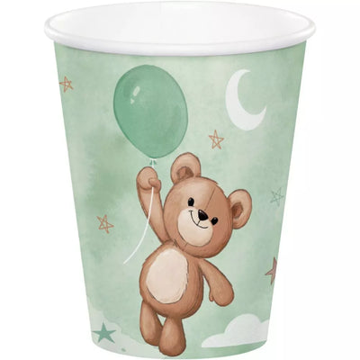 Vasos Teddy Bear 9oz (x8u)