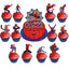 Cupcake Topper Spiderman (x12u)