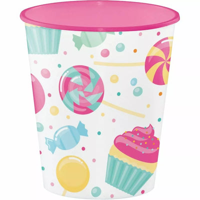 Vaso Plastico Candy Shop Party 12oz (x1u)
