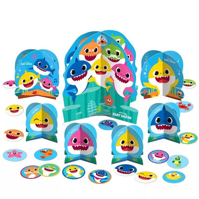 Kit Decoracion de Mesa Baby Shark