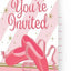 Twinkle Toes Ballet Invitaciones (x8u)