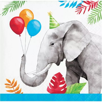 Party Animals Beverage Napkins (x16u)