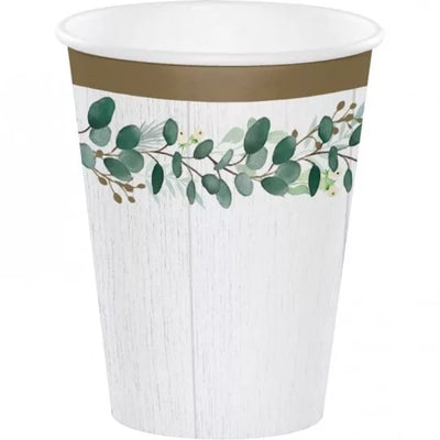 Vasos Eucalipto 12oz (x8u)