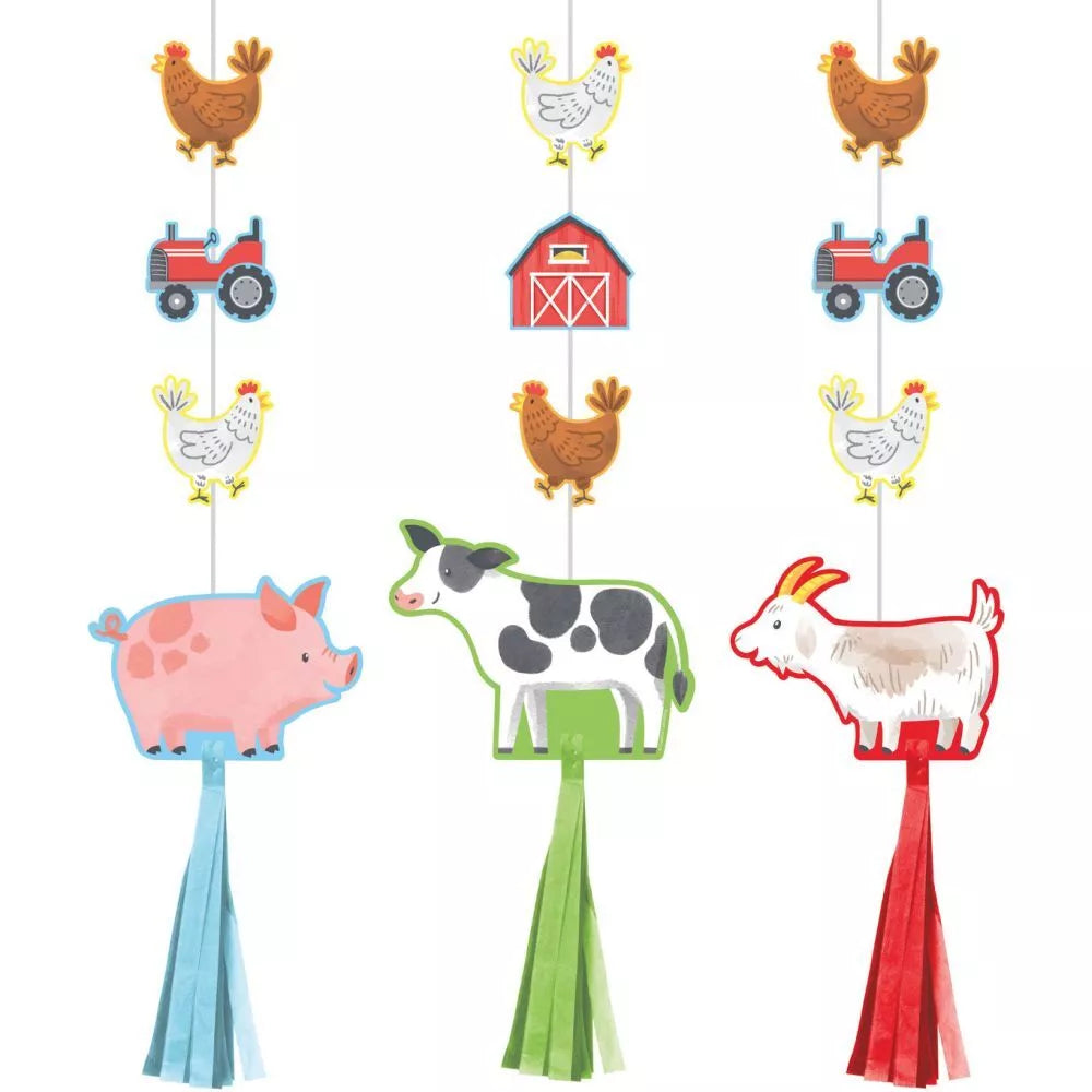 Figuras Colgantes Farm Animals (x3u)
