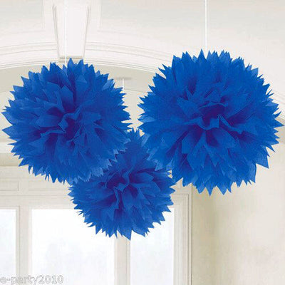 POM POM AZUL REAL ESPONJOSO (3UNIDADES)