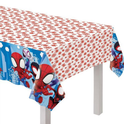 MANTEL DE PLASTICO RECTANGULAR  SPIDEY Y SUS AMIGOS