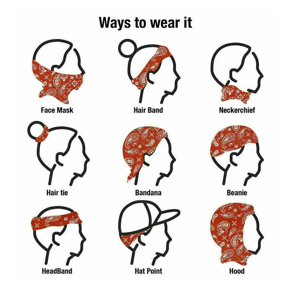 Bandanas (x1u) - Todos los colores