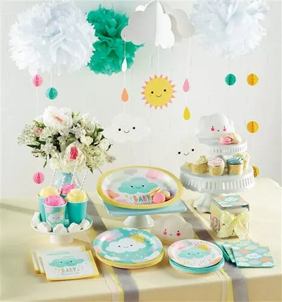 Sunshine Baby Shaped Banner "Baby Shower" (x1u)