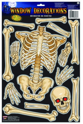 Skeleton Window Decoration