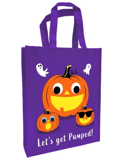 Pumpkin Googly Eyes Treat Tote