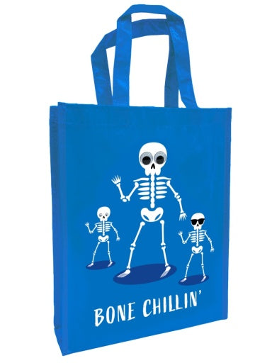 Skeleton Googly Eyes Treat Tote