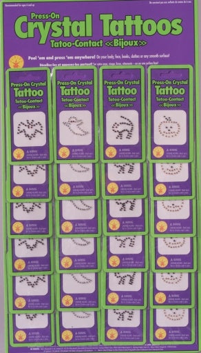 Halloween Rhinestone Tattoo