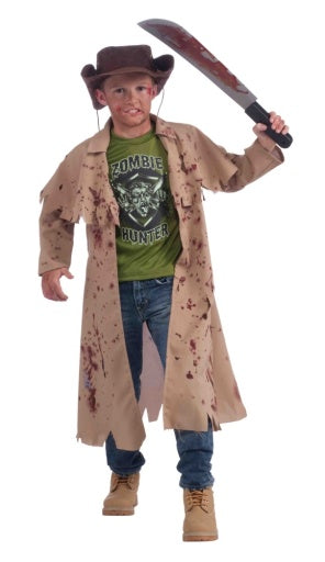 Zombie Hunter Kids Costume - Size: Medium