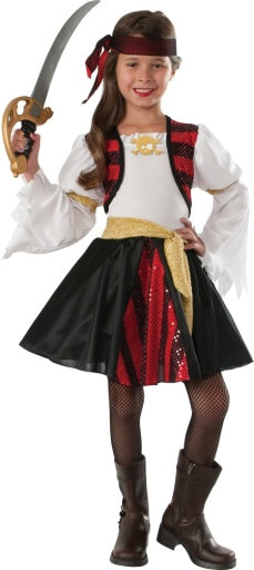 High Seas Pirate Kids Costume - Size: Small