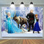 Snowy Frozen Elsa Olaf Backdrop (x1u)