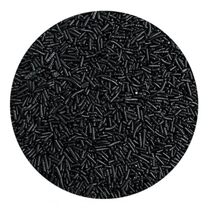 Sprinkle Jimmies Crisp Pearlized Black pqt 1.2oz