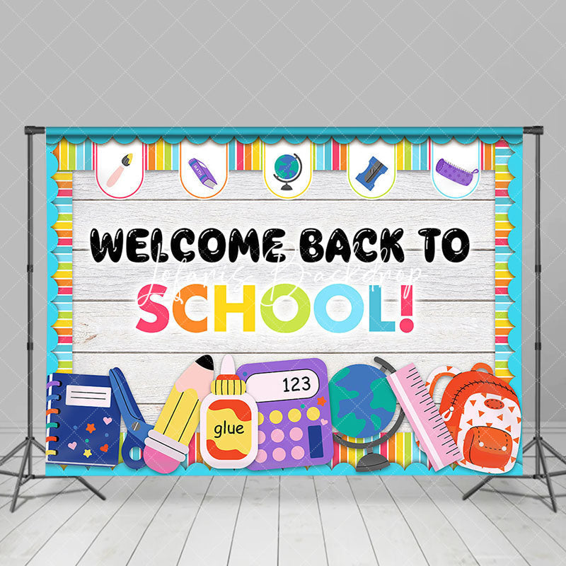 Welcome Back To School Backdrop (x1u)