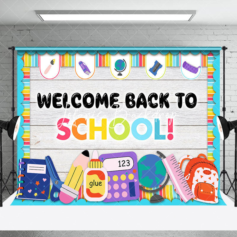 Welcome Back To School Backdrop (x1u)